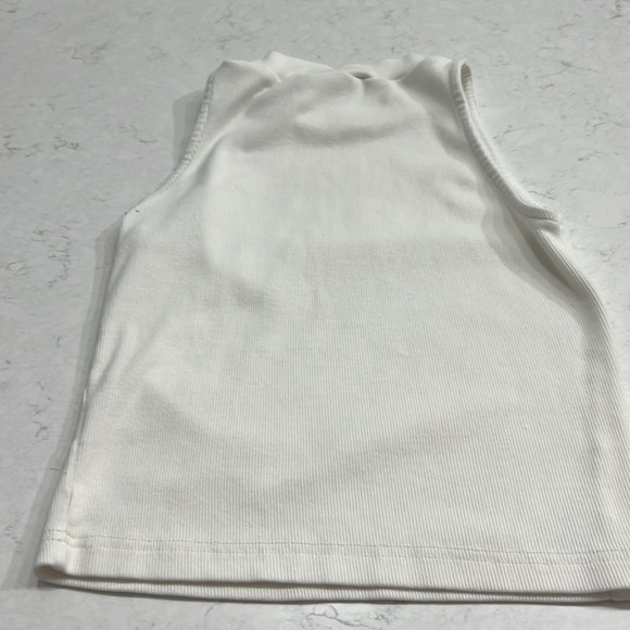 Cropped Basic High Neck Top - Picture 3 of 3